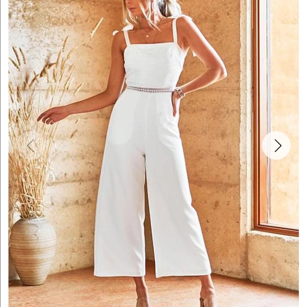 White jumpsuit